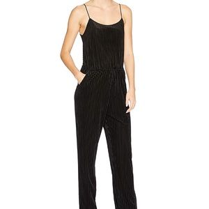Cozy corduroy inspired velvet jumpsuit